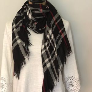 Fall plaid scarf